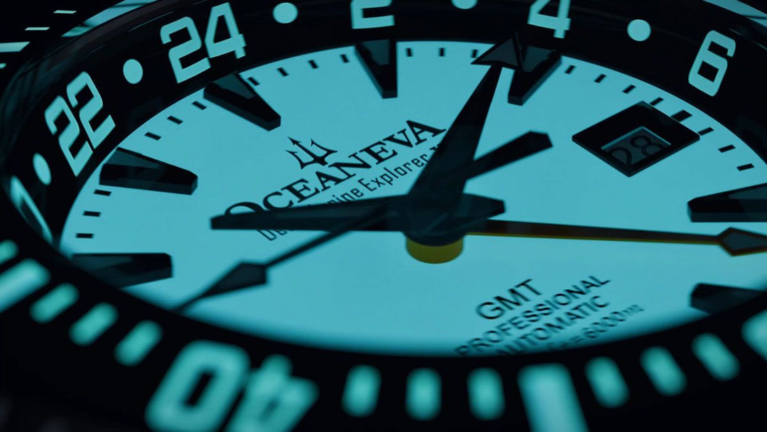 Deep Marine Explorer VI 6000M - GMT True Dive BlueLume White Dial