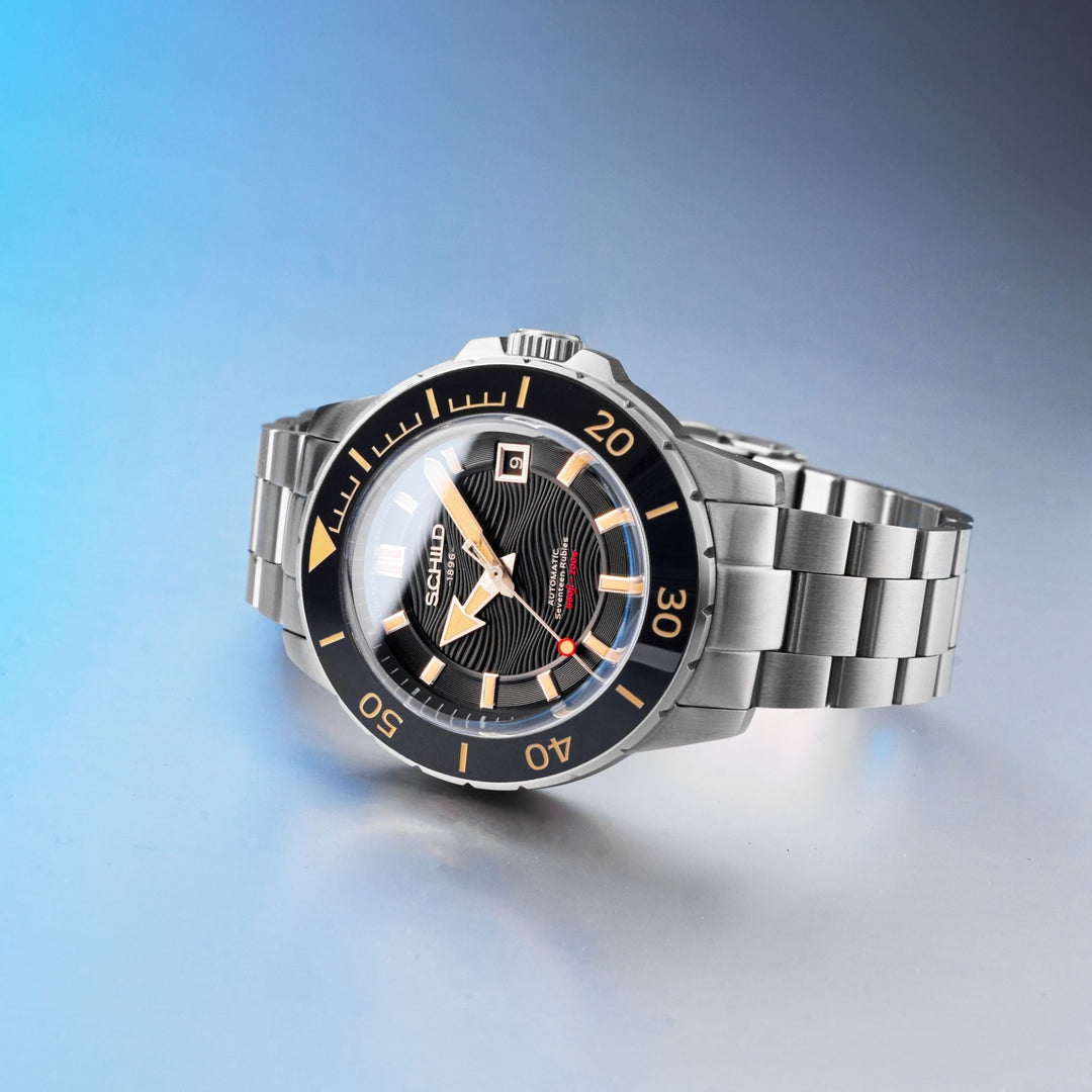 Hermann Swiss Automatic Limited Edition Black / Stainless Steel | Black Dial