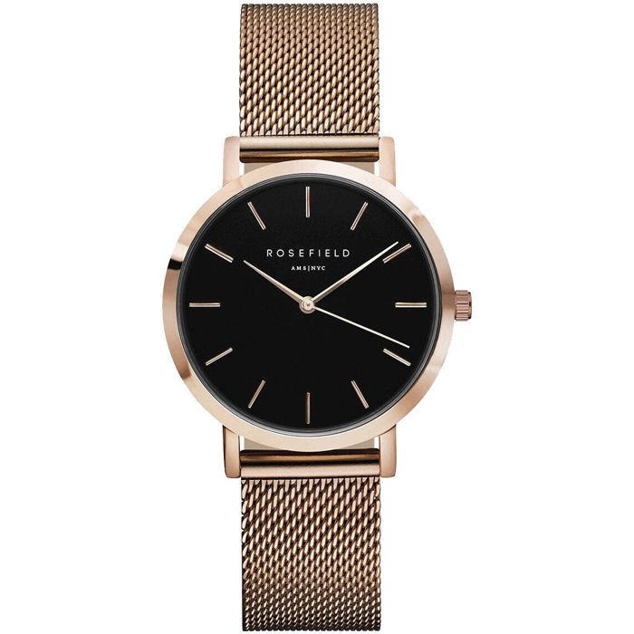 Tribeca 33mm / Black / Rose Gold | Black Dial