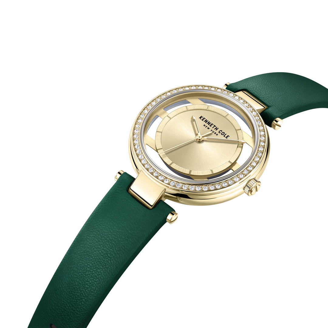 Classic 34 mm / Gold / Green Gold Dial