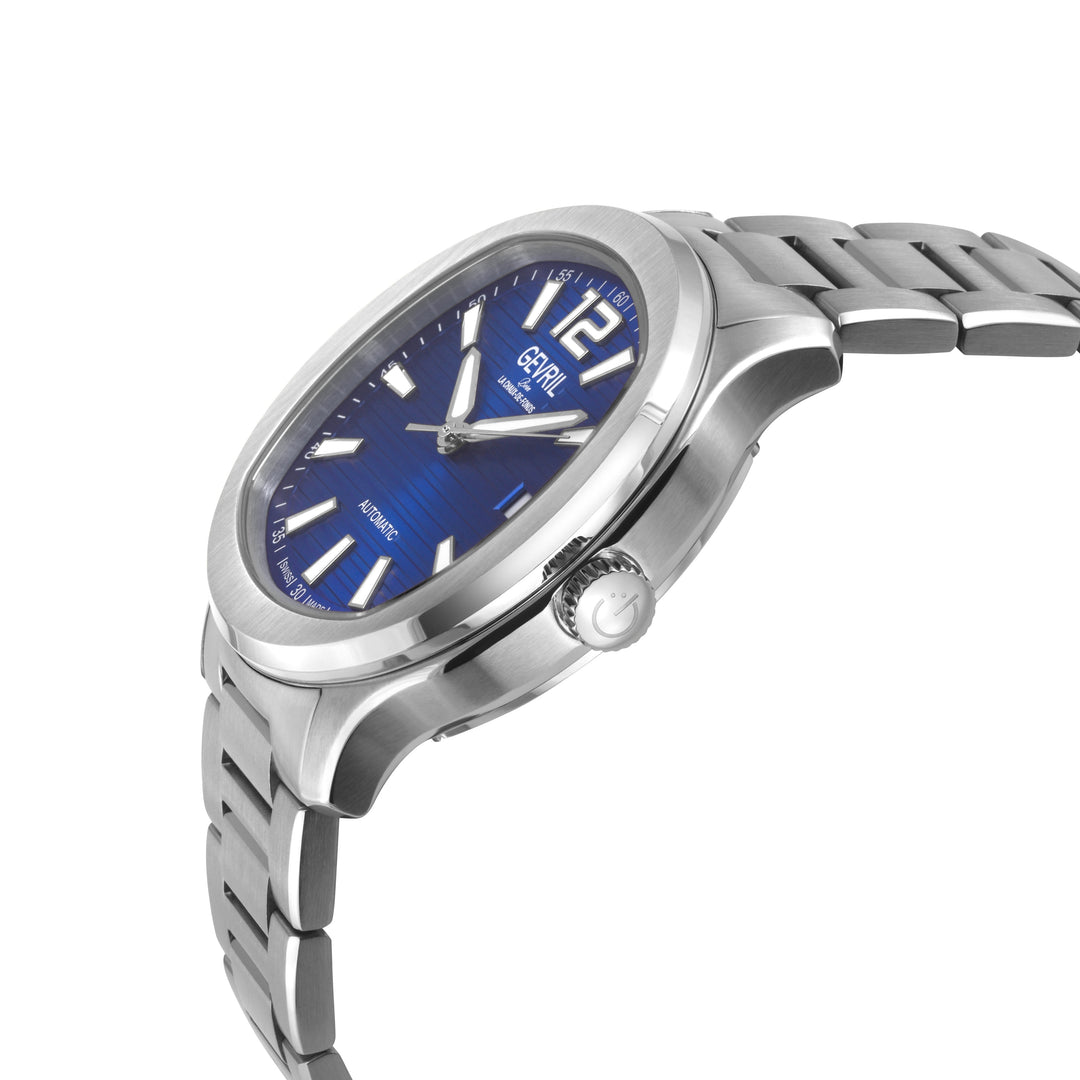 Stuyvesant Swiss Automatic, 316L Stainless Steel Case, White Dial, 316L Stainles