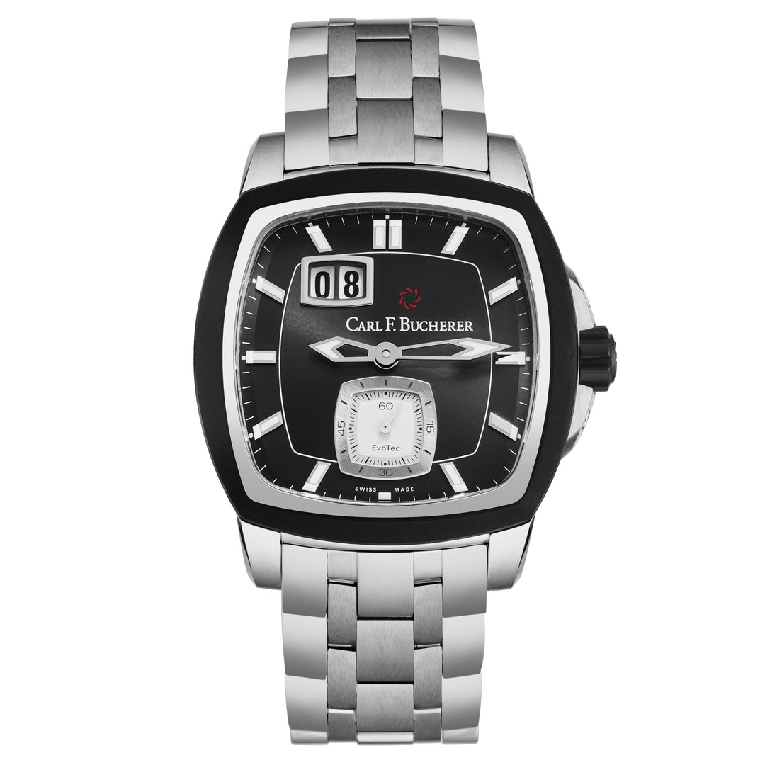 Patravi Black / Stainless Steel Black Dial