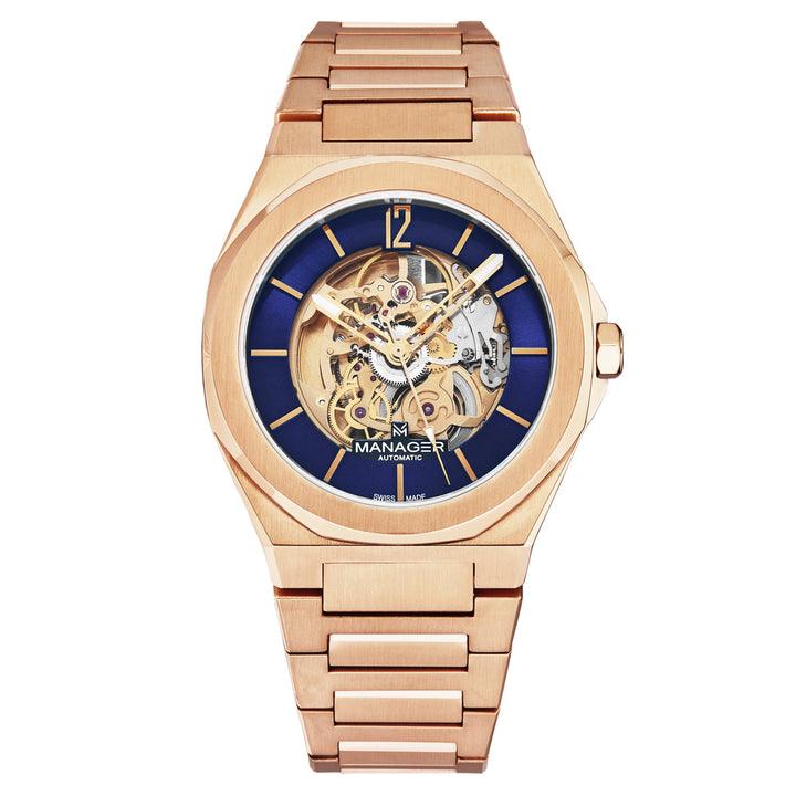 Open mind MAN-RO-08-RM / Blue / Steel | Blue Dial
