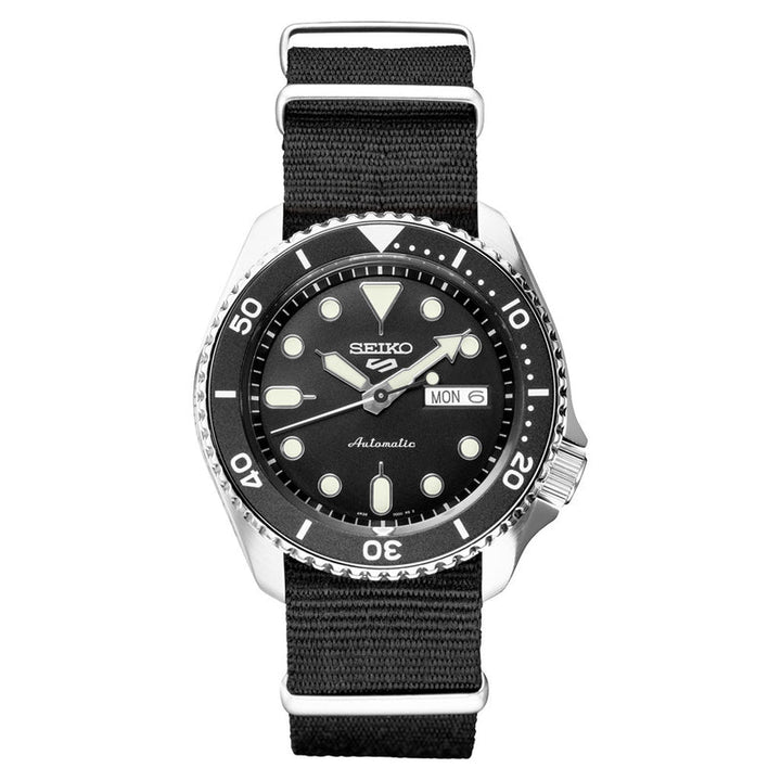 5 Sports SYX Black Dial / Black Nylon Strap Black Dial