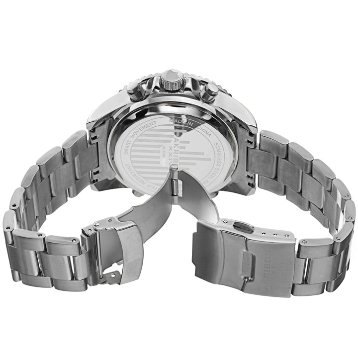 AK1094SSBK-Sport Silver/Stainless Steel | Black Dial