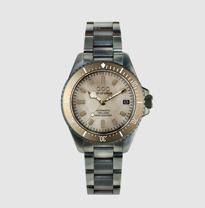 Casanova Mop San Marco Ivory/Silver Stainless Steel Ivory Dial