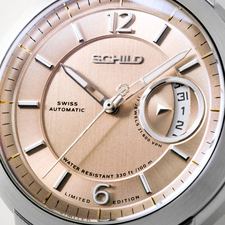 Heinrich Minimal Swiss Automatic Limited Edition Champagne / Stainless Steel | C