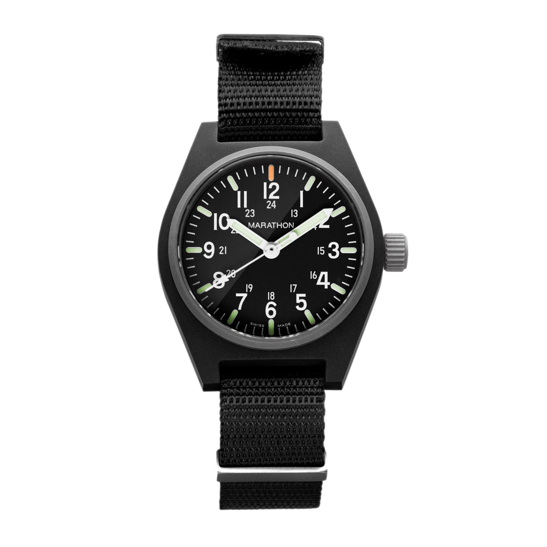 General Purpose Quartz Black US Gov/Def Std Matte Black Dial