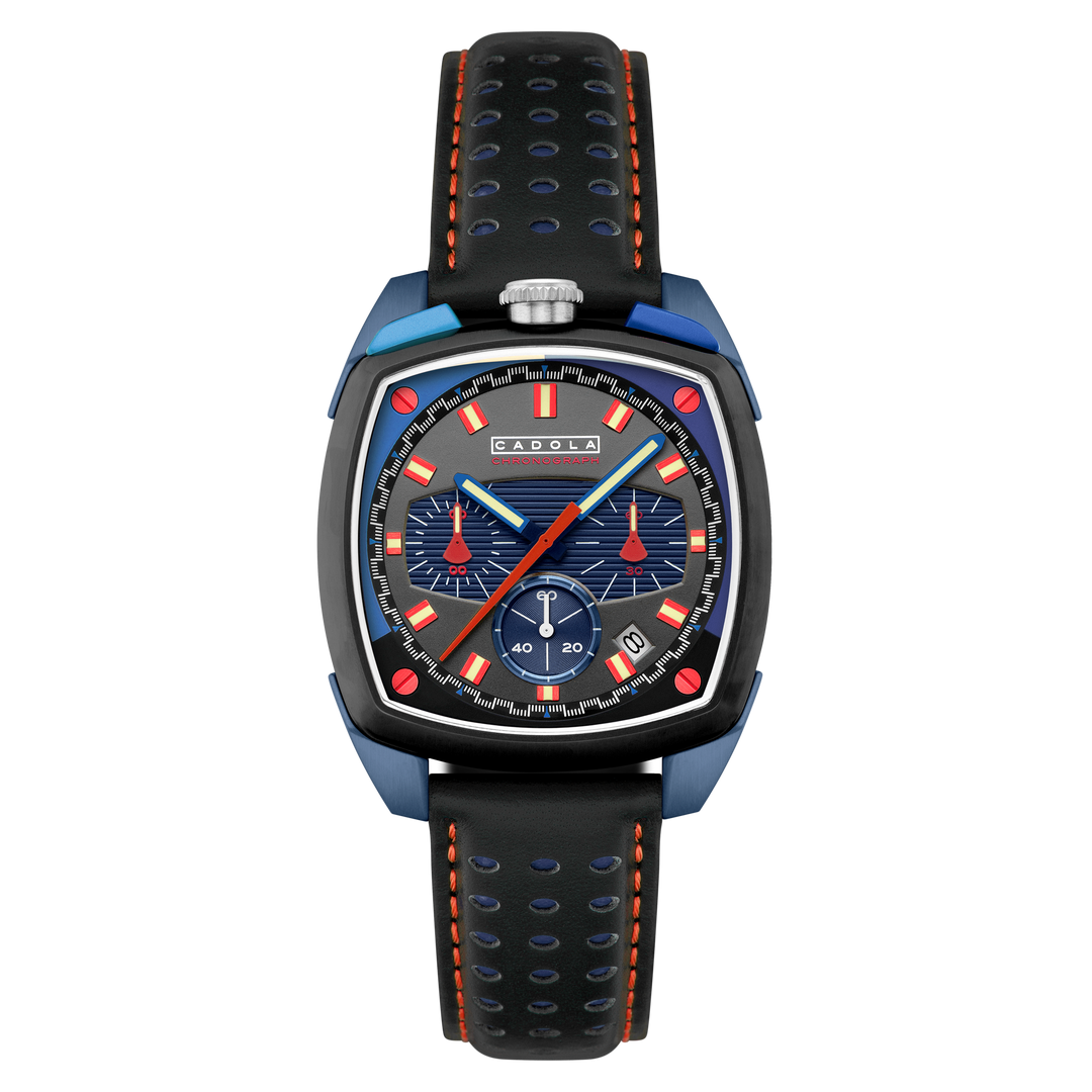 Taurus Chronograph Grey / Genuine Leather | Grey Dial