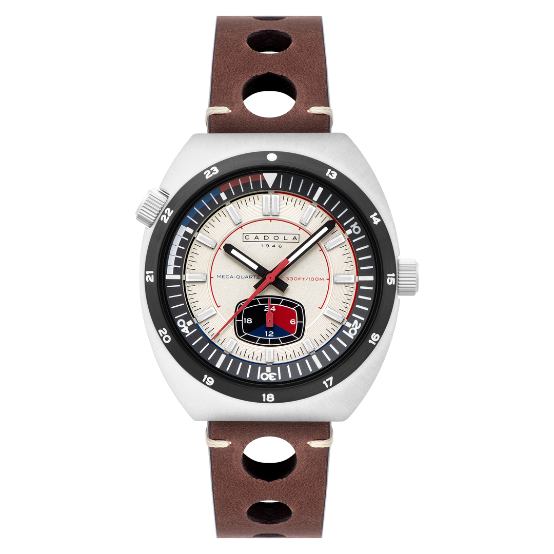 Giulia Meca Quartz GREY / Leather | Grey Dial