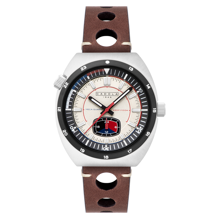 Giulia Meca Quartz GREY / Leather | Grey Dial