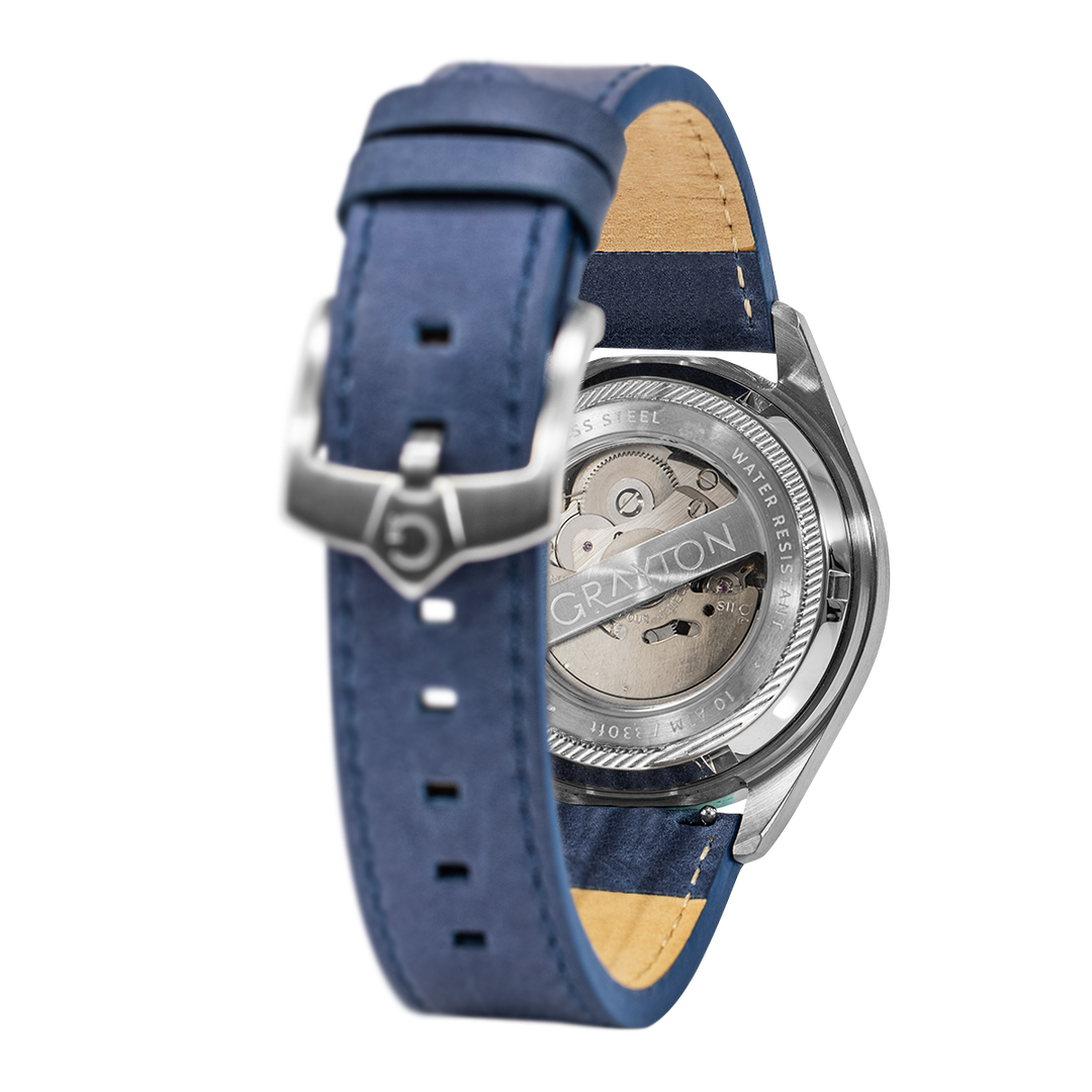 Elegant Sport Blue  /  Leather Blue Dial