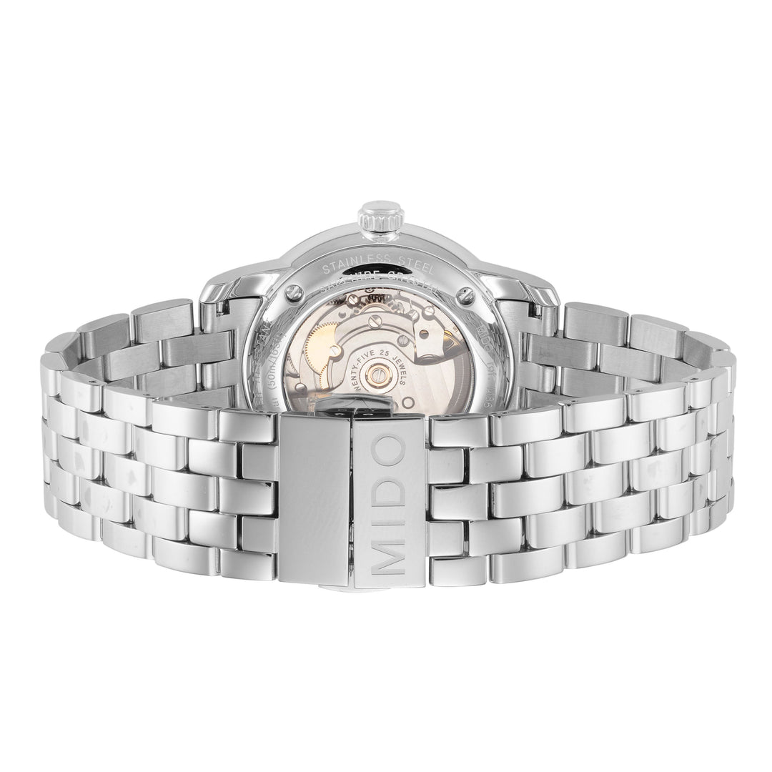 Baroncelli 38mm / Black / Silver | Black Dial