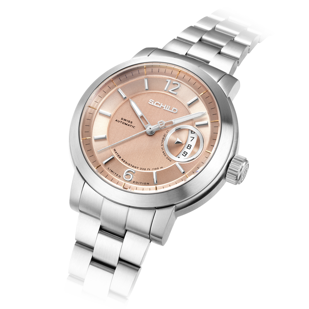 Heinrich Minimal Swiss Automatic Limited Edition Champagne / Stainless Steel | C