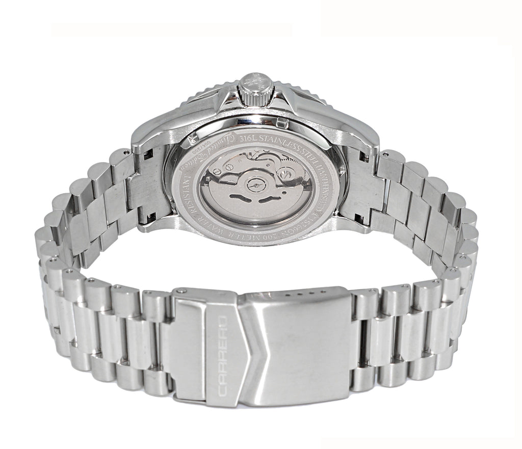 Catania MOP Silvertone-White | Green Dial