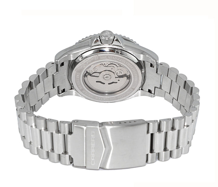 Catania MOP Silvertone-White | Green Dial