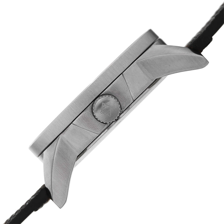 AK779SSB-Casual Black/CANVAS with Leather Backing | Gray Dial