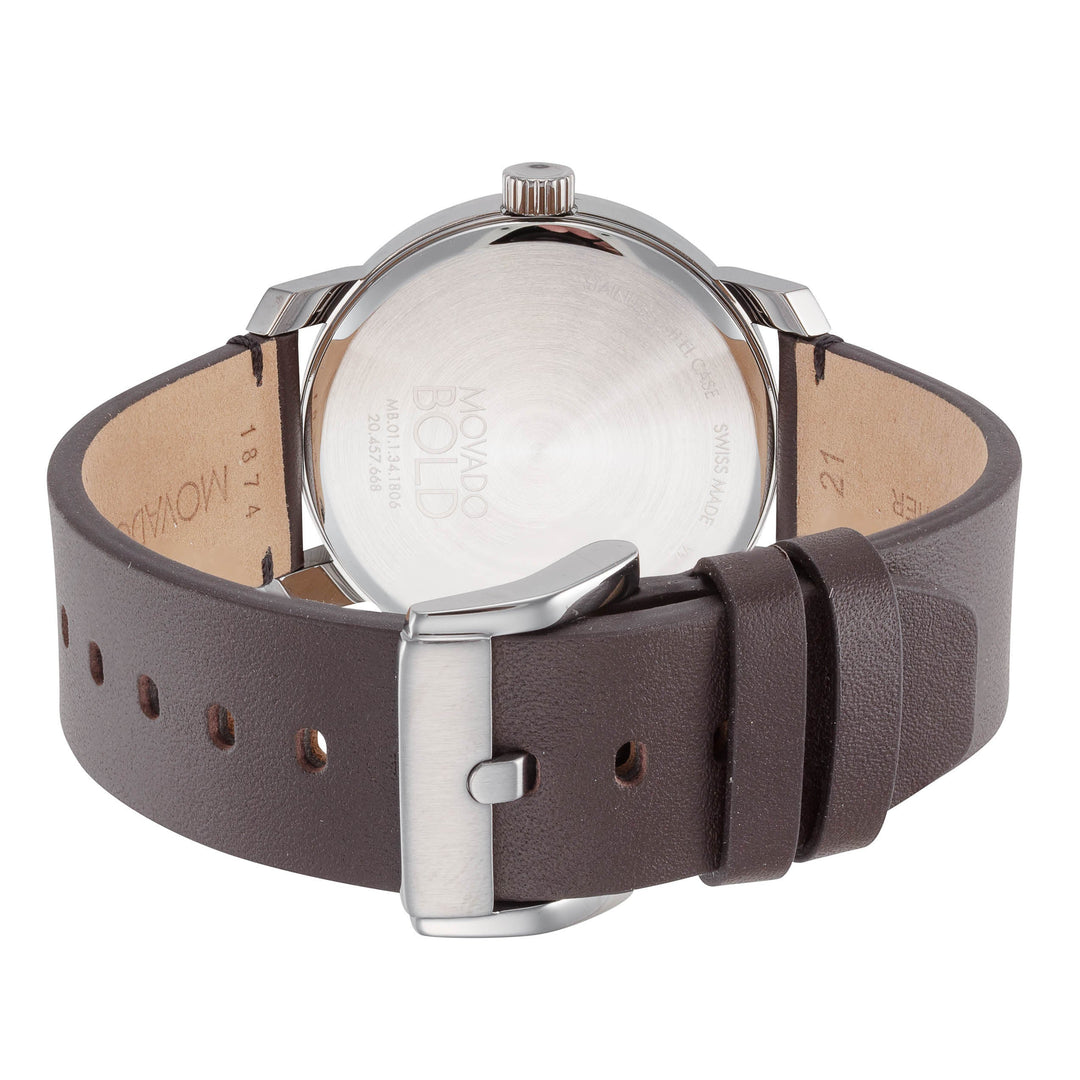 Bold 41mm / Grey / Brown | Grey Dial