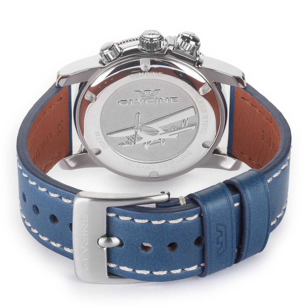 Airman GMT 42mm / Blue / Blue | Blue Dial