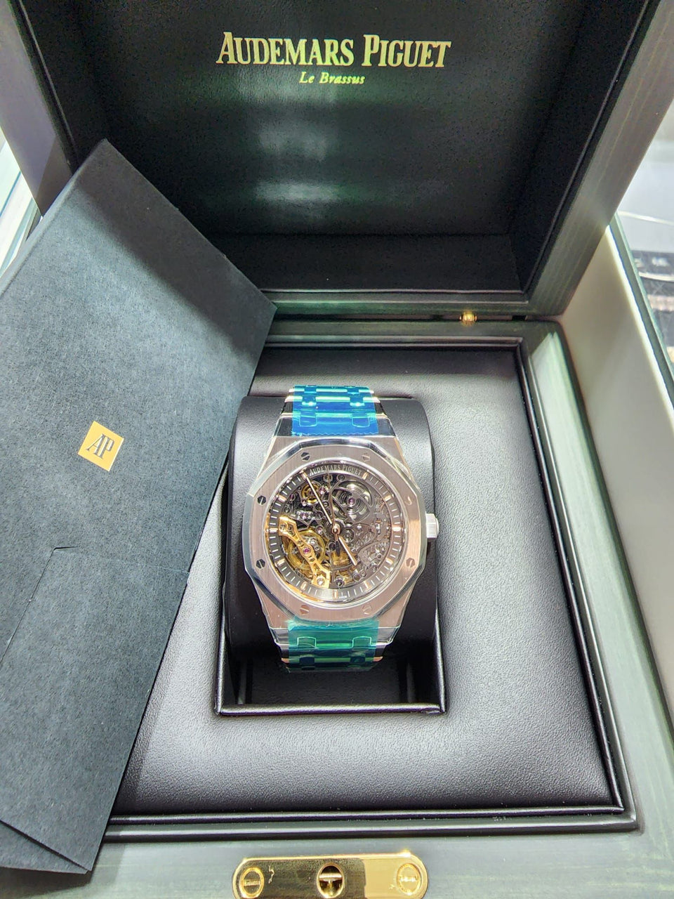 Audemars Piguet 2023 ROYAL OAK DOUBLE BALANCE WHEEL OPENWORKED Ref. 15407ST.OO.1220ST.01