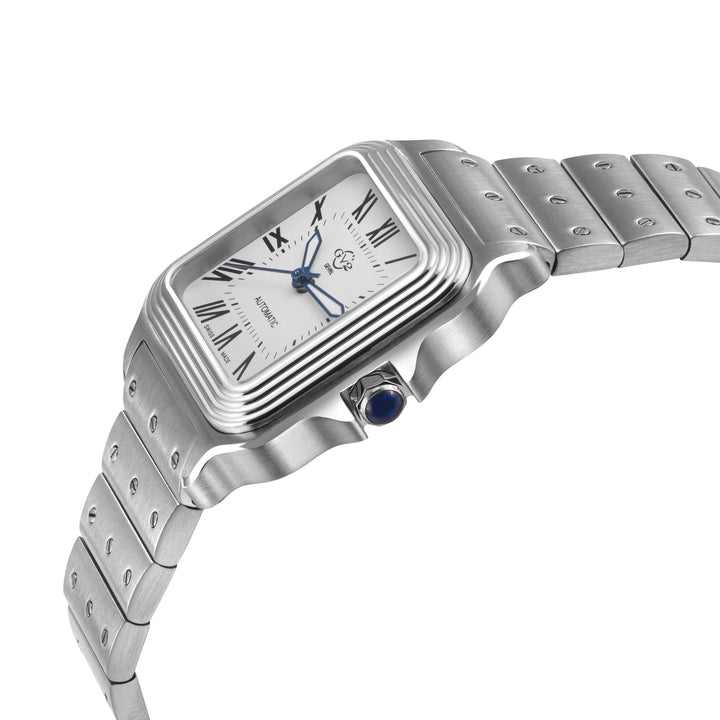 Lusso LX Swiss Automatic, 316L Stainless Steel Case, White Dial, 316L Stainless 