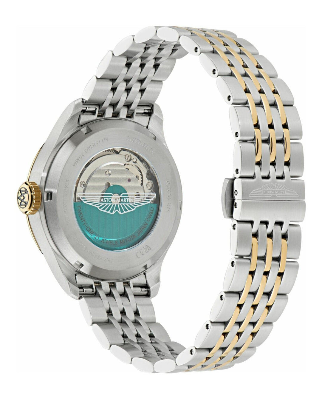 TS1 Automatic Two-Tone Partial Skeleton Automatic Bracelet Silver Dial