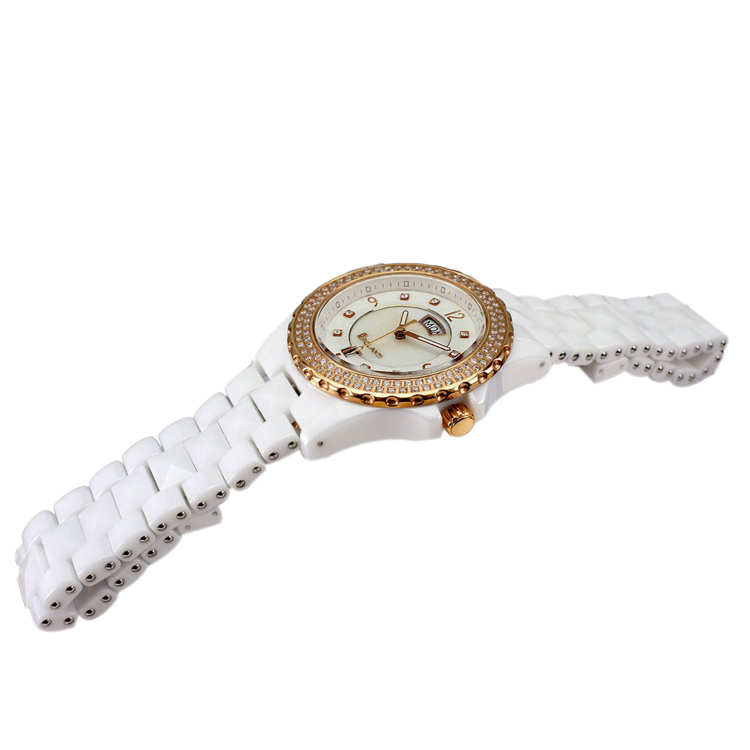 Ceramic II WHITE CERAMIC /ROSETONE | White Dial