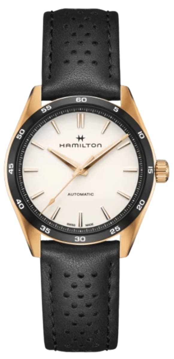 JAZZMASTER 38mm / White / Black White Dial