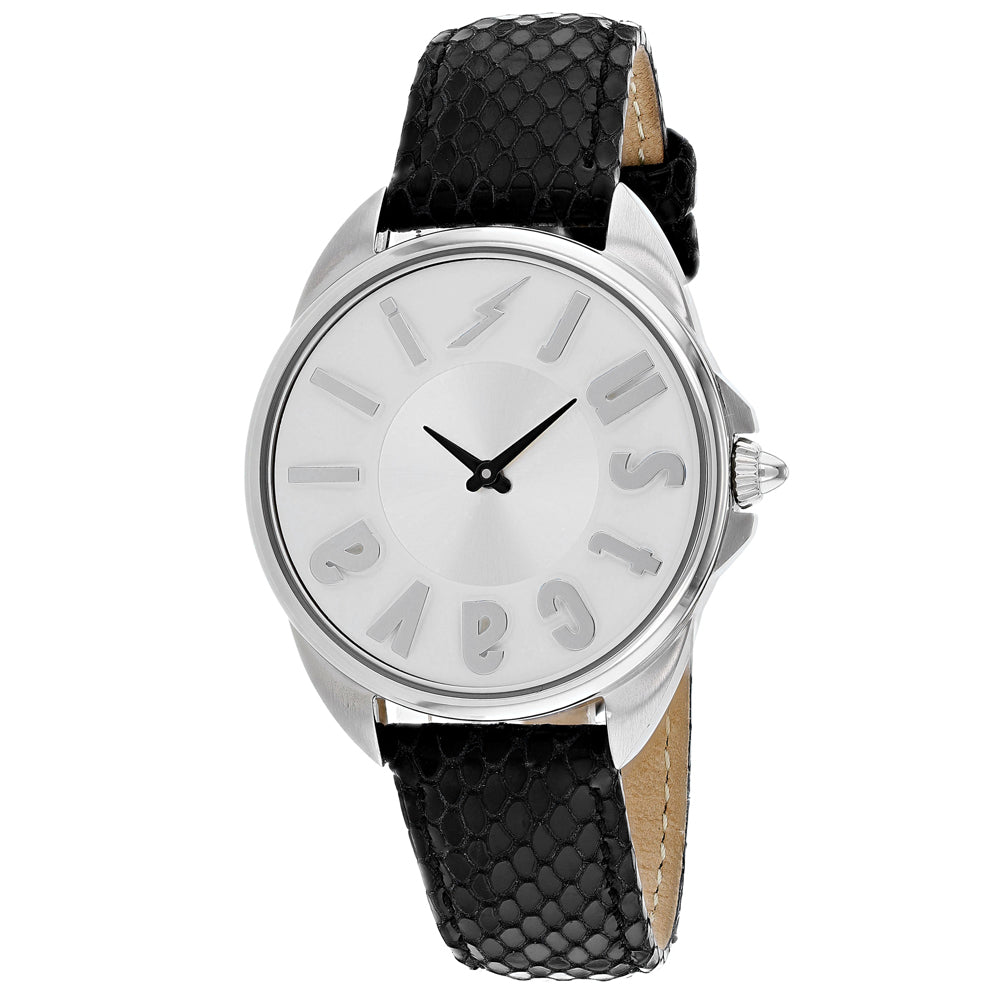 Just Cavalli 34mm / Black / Silver | Silver Dial