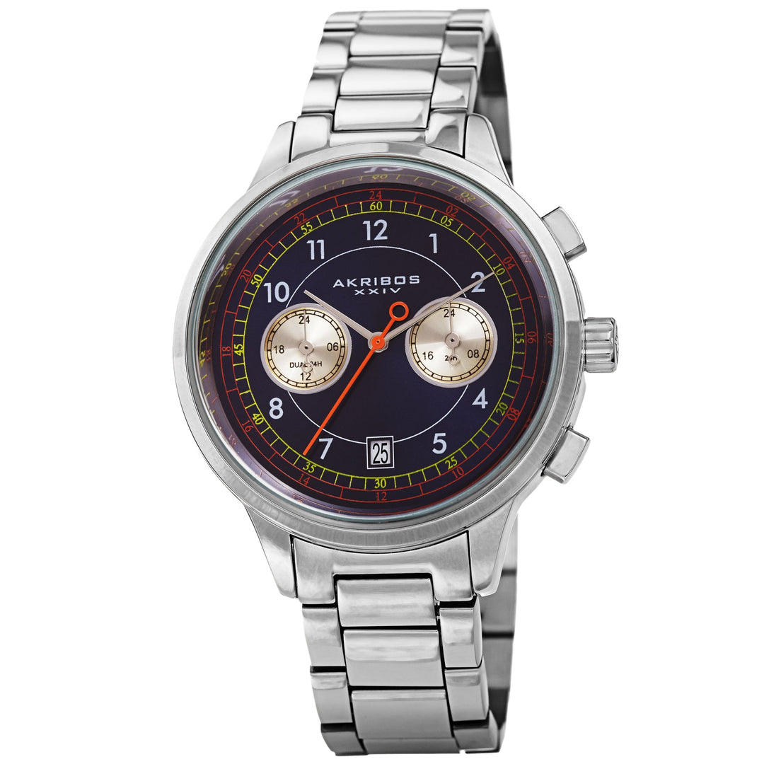 AK1071SSBU-Casual Silver/Stainless Steel | Blue Dial
