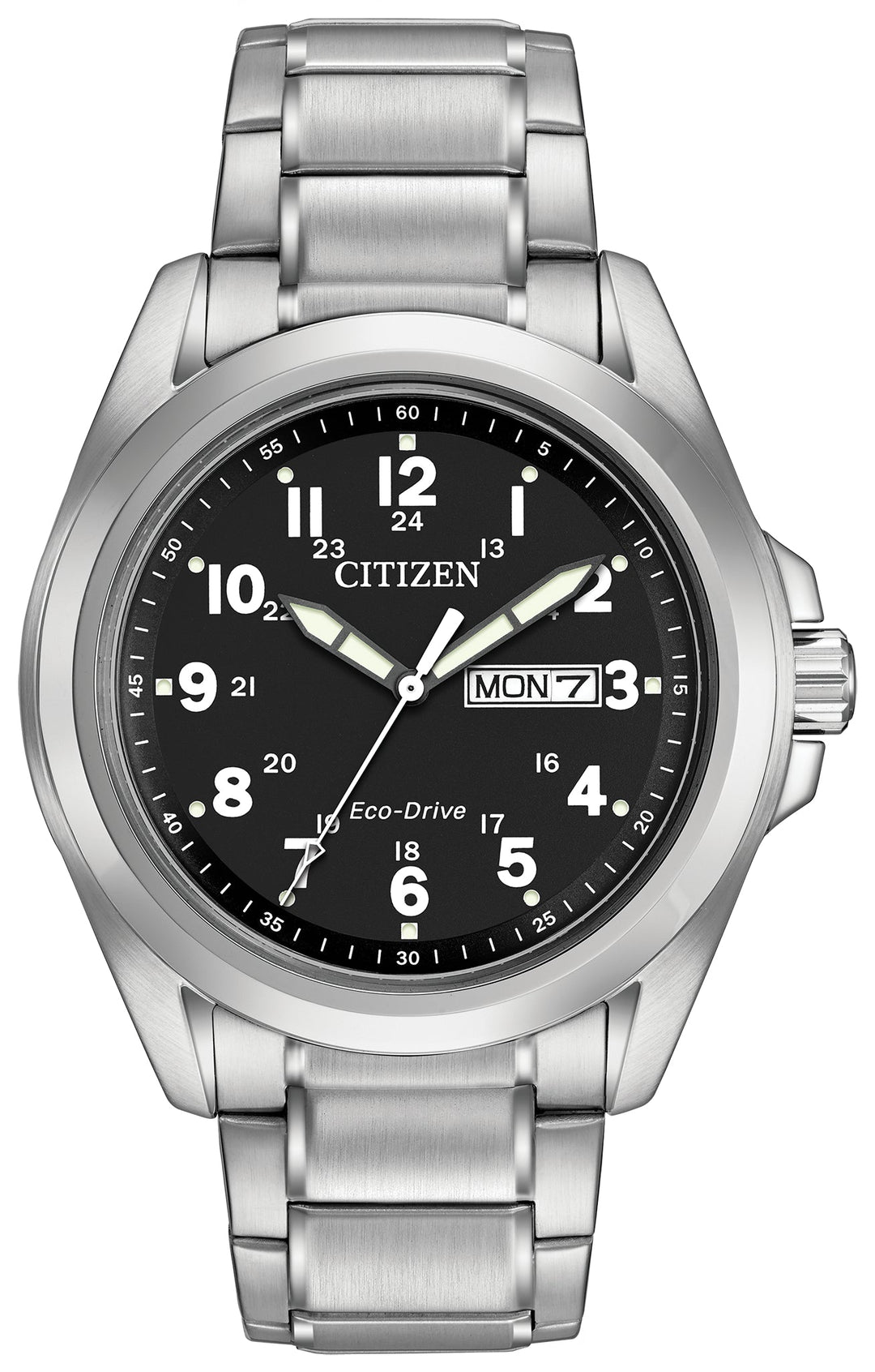 Garrison Black / Stainless Steel | Black Dial