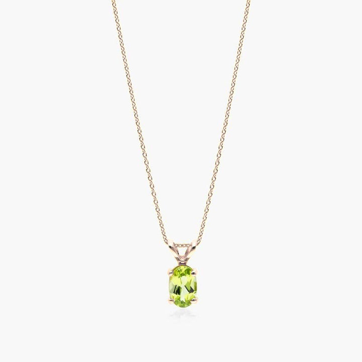 Peridot Rabbit Ear Necklace