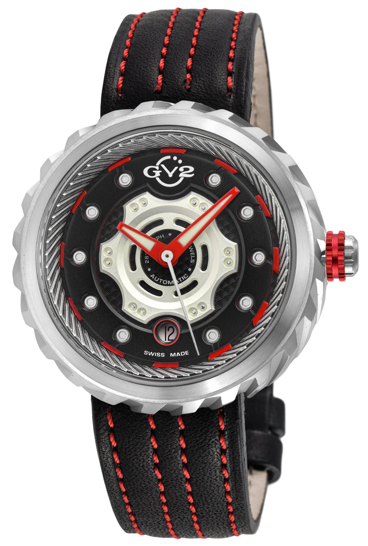 Motorcycle - Sport GV2 Swiss Made Automatic, Black Dial with multi-layers repres