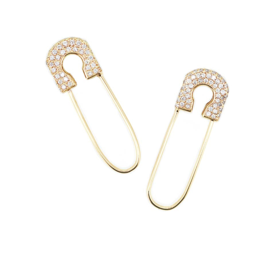 Pin Diamond Earrings