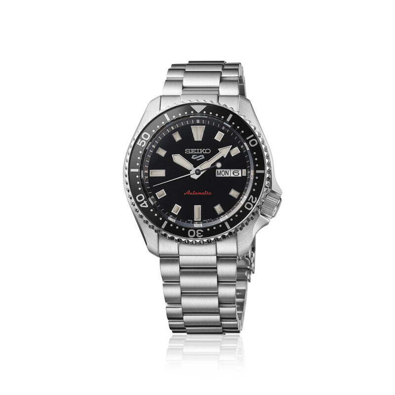 5 Sports SKX Black Dial / Stainless Steel Bracelet Black Dial