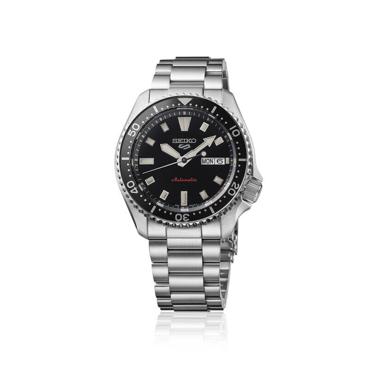 5 Sports SKX Black Dial / Stainless Steel Bracelet Black Dial