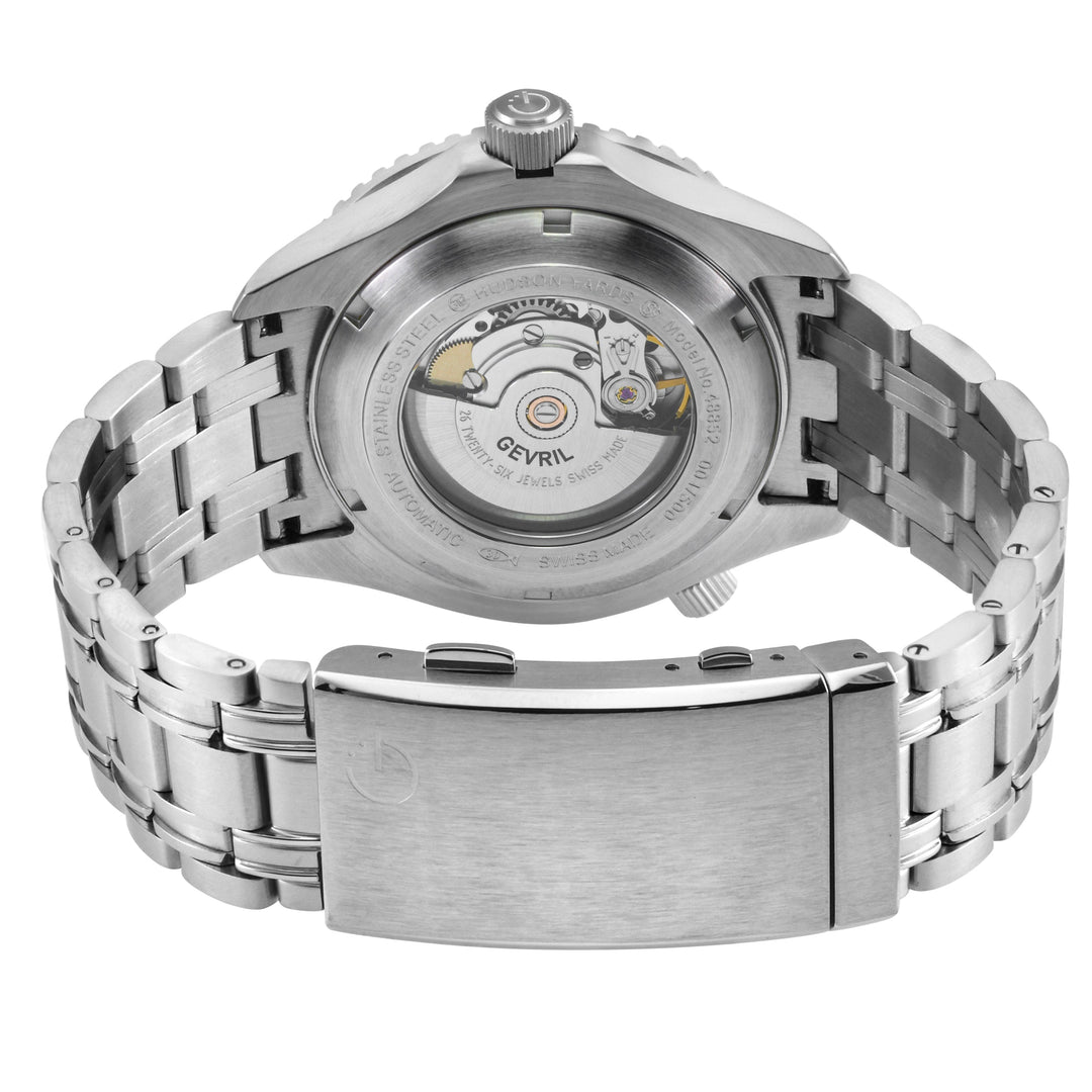 Hudson Yards -Damascus Swiss Automatic SW200-1 - Damascus Steel Gray Dial,  Unid
