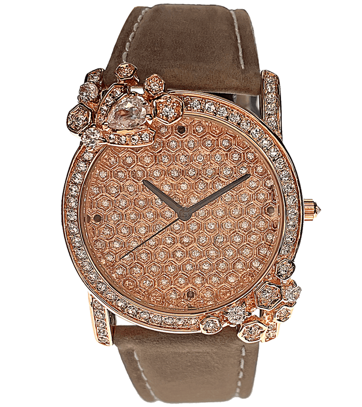 ROYALE Rosetone/Brown | Rose tone Dial