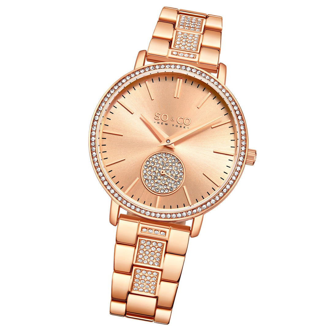 Madison Rose Gold/Stainless Steel-5525.5 | Champagne Dial