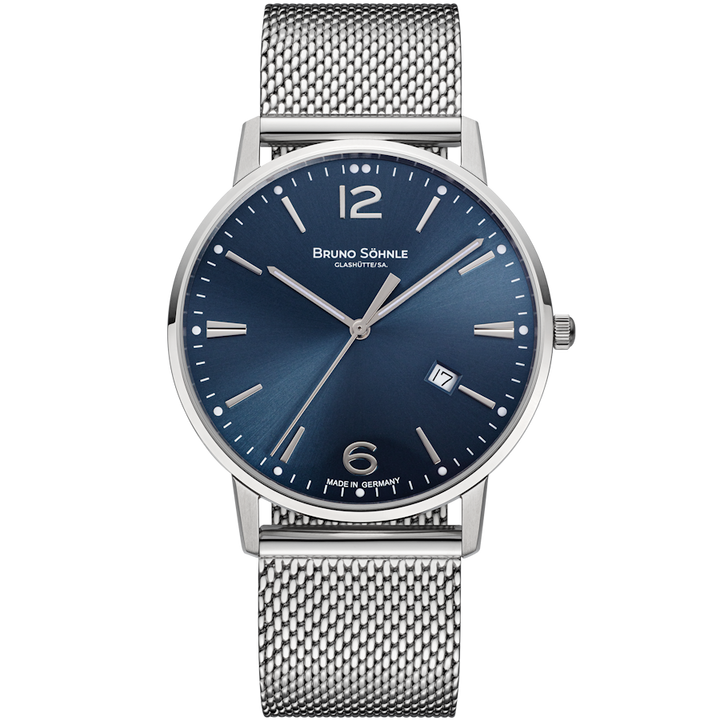 Stuttgart III Big Stuttgart III Big Blue Dial / Stainless Steel Mesh Bracelet Bl