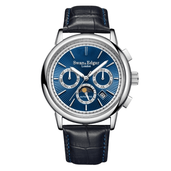 Opulent Automatic Blue/Leather Blue Dial