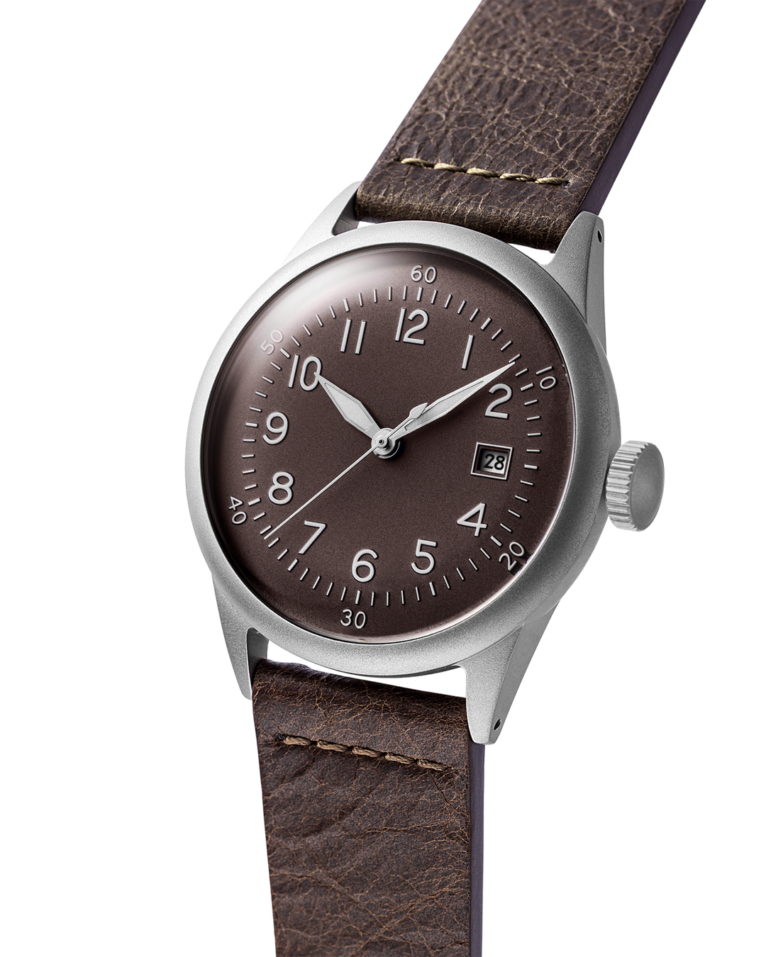 A-11 Tactical Brown / Leather Brown Dial