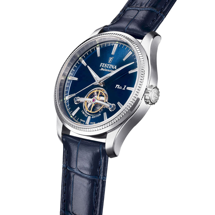 Open Heart Limited Edition Blue / Leather | Blue Dial