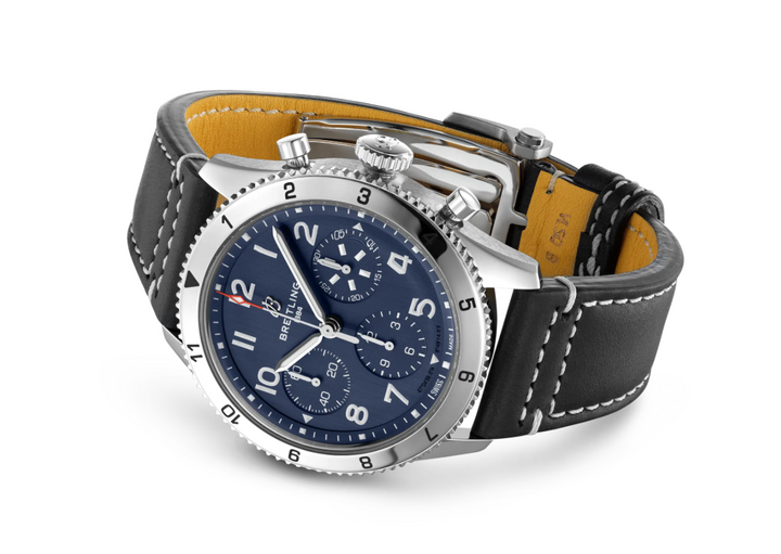 Classic Avi Chronograph 42mm / Blue | Blu chrno Dial