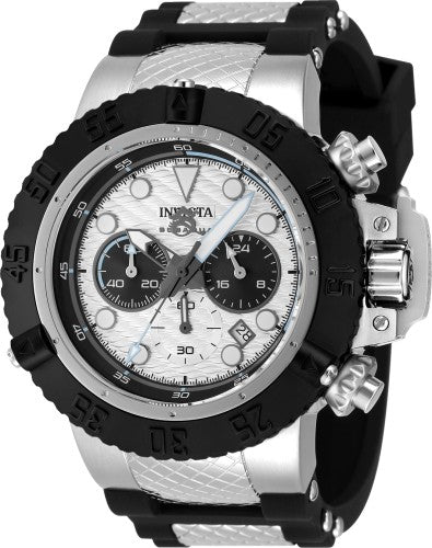 Subaqua 50mm / White / Silver and Black | White Dial