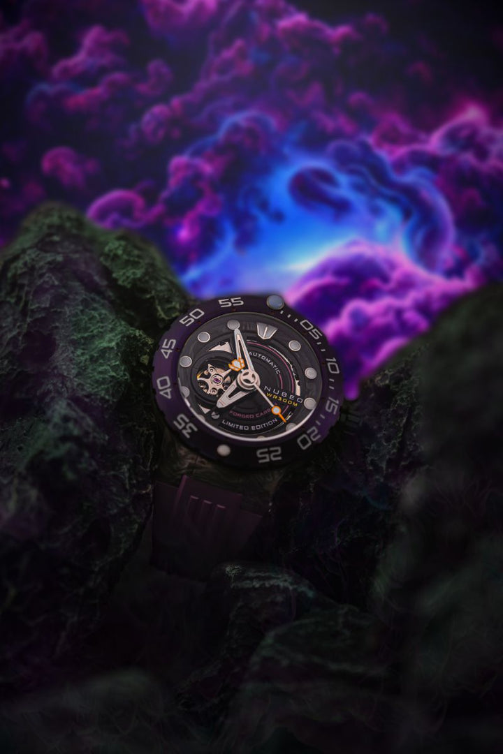 Opportunity Automatic Limited Edition Black & Purple / Silicone | Black Dial