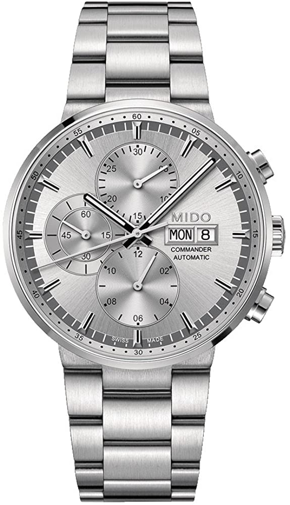 Commander II 42.5mm / Silver / Silver | Silver Dial