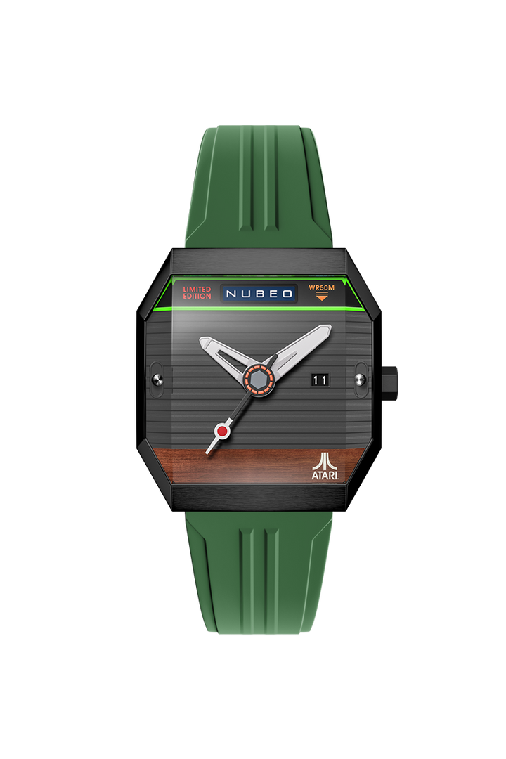 Console Automatic Atari 2600 Limited Edition Grey / Rubber Strap | Grey Dial