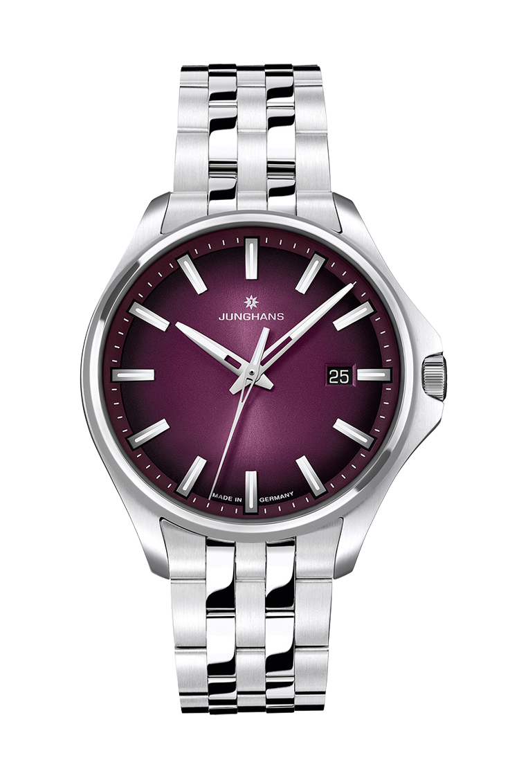 Meister S Quartz 35 Blackberry Dial / Stainless Steel Bracelet Blackberry Dial