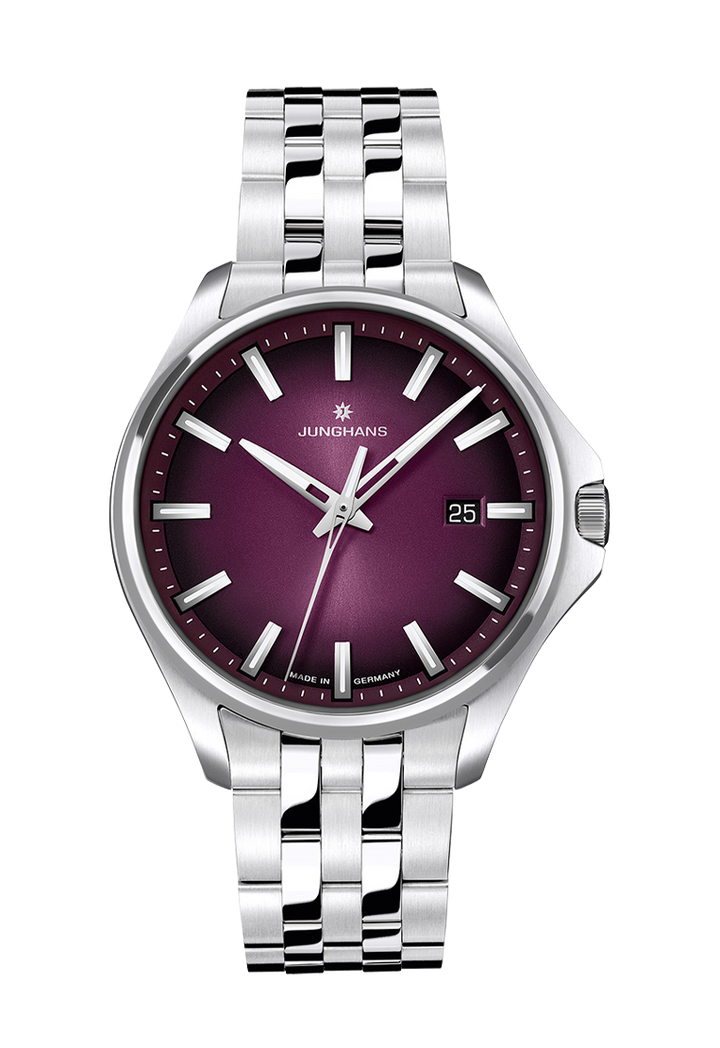 Meister S Quartz 35 Blackberry Dial / Stainless Steel Bracelet Blackberry Dial